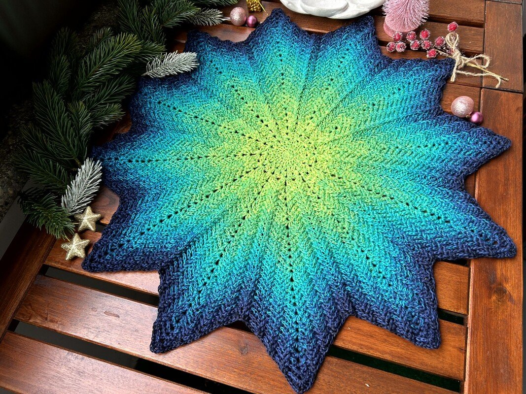 Mad Star - Tischdecke Stern häkeln