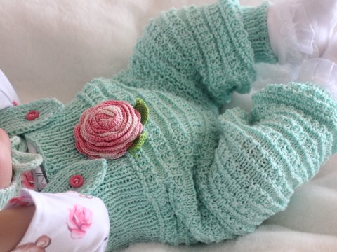 Baby Romper Knitting Pattern