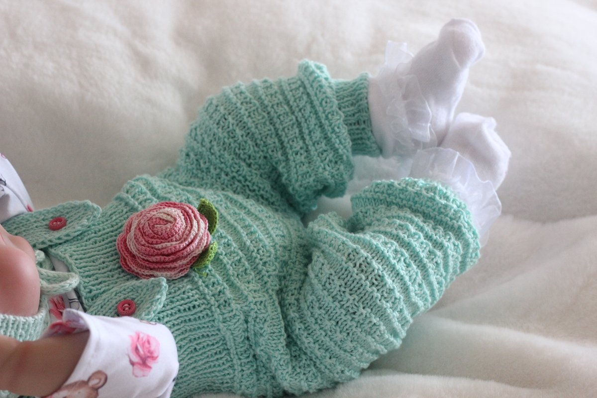 Baby Romper Knitting Pattern