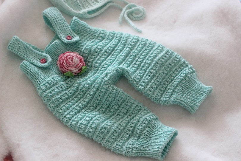 Baby Romper Knitting Pattern