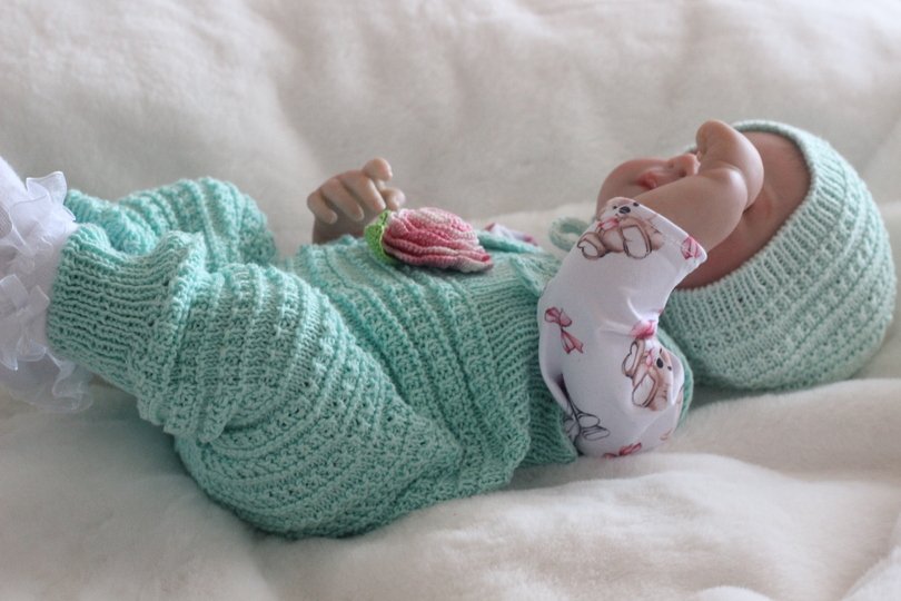 Baby Romper Knitting Pattern