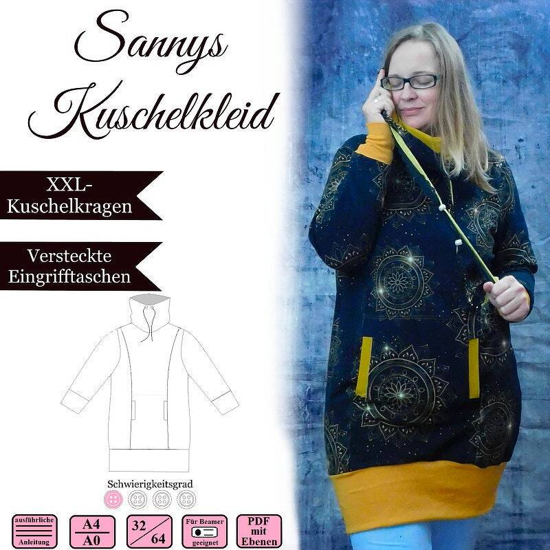 Sannys Kuschelkleid – Gr 32-64 – E-Book und Nähanleitung