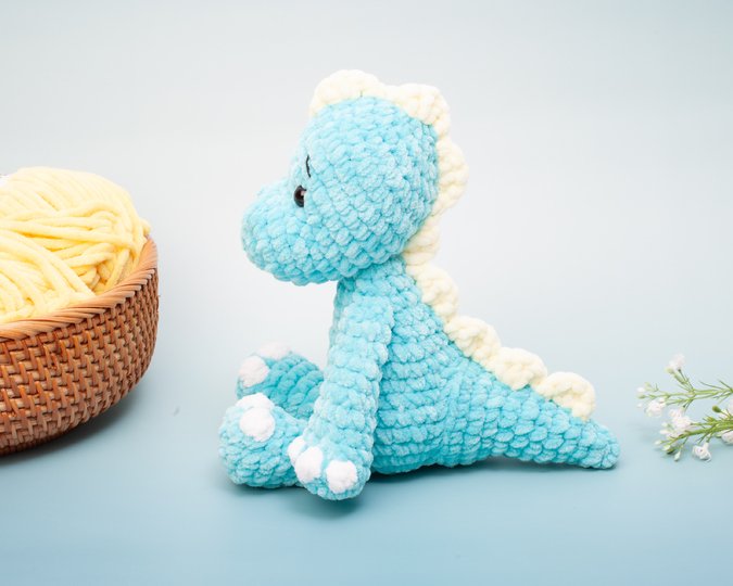 Dinosaur Crochet Pattern – Amigurumi Dino Plushie