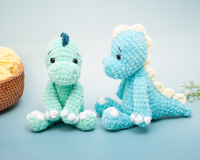 Dinosaur Crochet Pattern – Amigurumi Dino Plushie
