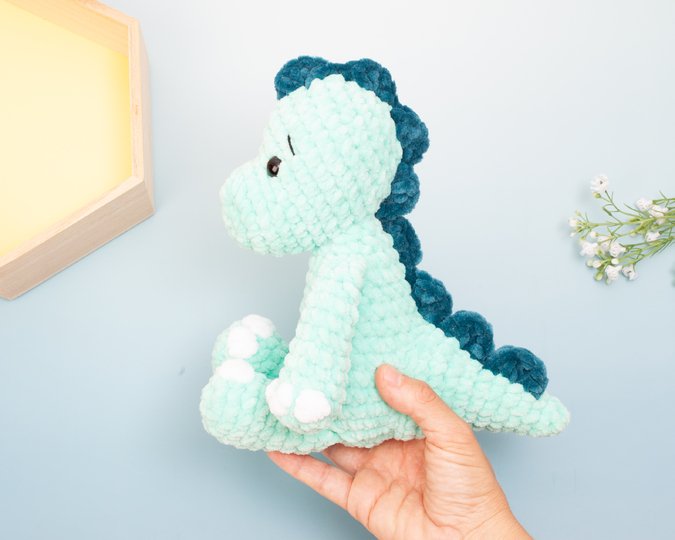 Dinosaur Crochet Pattern – Amigurumi Dino Plushie