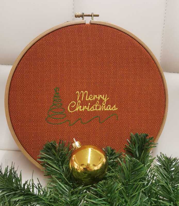 Stickdatei - Merry Christmas - Weihnachten - Bild 6