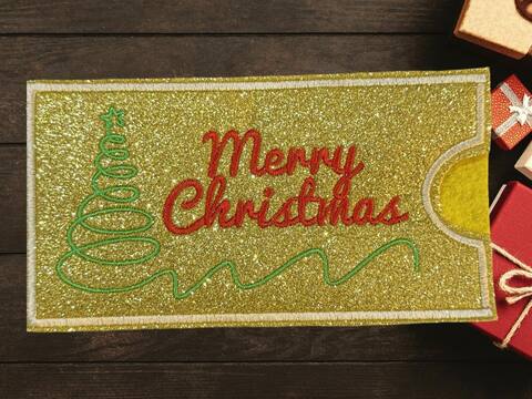 Stickdatei - Merry Christmas - Weihnachten