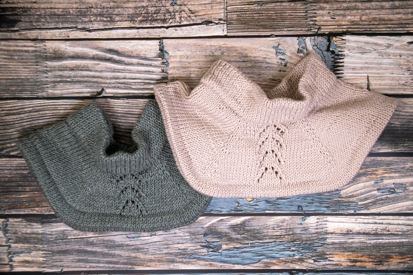 Strickanleitung Schalkragen für Kinder mit Lochmuster - SixTwentyFive