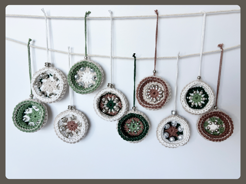 Reflektorkugel, Weihnachtskugel, Christbaumschmuck 10 Designs