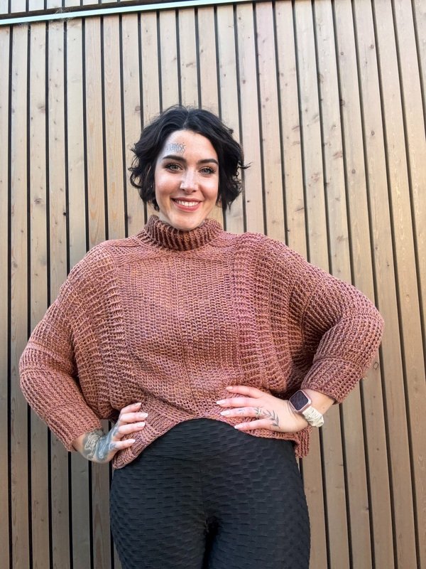 Häkelanleitung Rollkragenpulli "GLAMOUR GIRL" - Bild 13