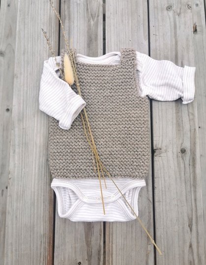 Hustenleibchen für Baby und Kinder stricken | Babypullunder Anleitung