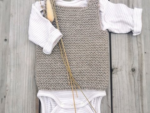 Hustenleibchen für Baby und Kinder stricken | Babypullunder Anleitung