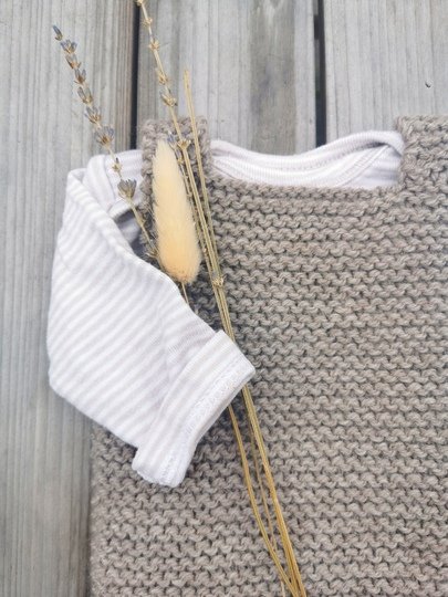 Hustenleibchen für Baby und Kinder stricken | Babypullunder Anleitung