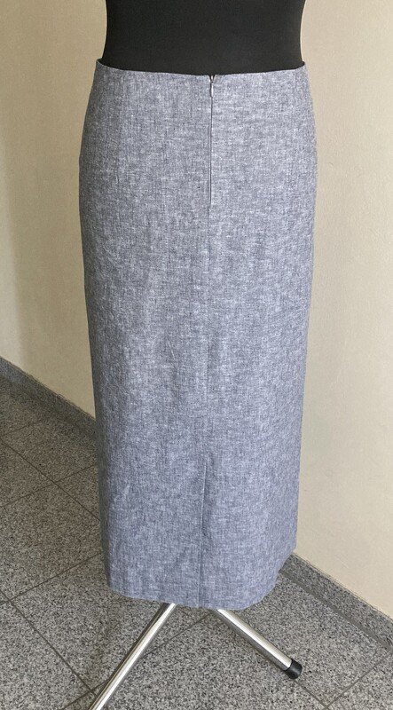 PDF Schnittmuster und Nähanleitung. Gerader Rock Größen 36-54