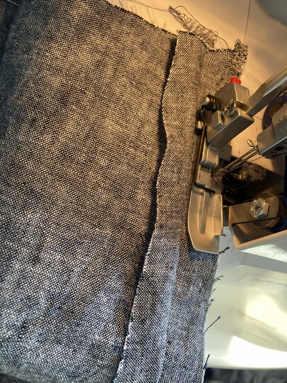 PDF Schnittmuster und Nähanleitung. Gerader Rock Größen 36-54