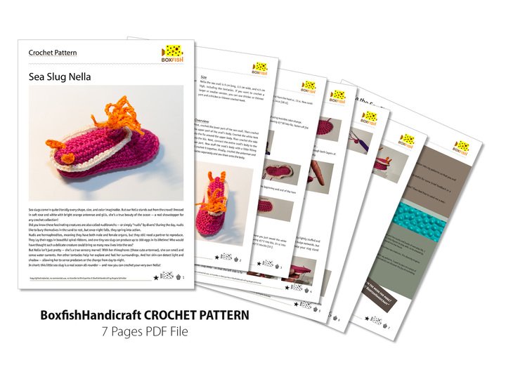 Häkelanleitung Amigurumi Meeresschnecke