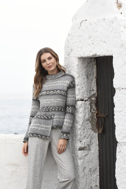 Strickanleitung Pullover mit Strukturrippen (9601287_11)