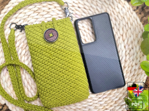 T13 Häkelanleitung für eine kleine Handytasche