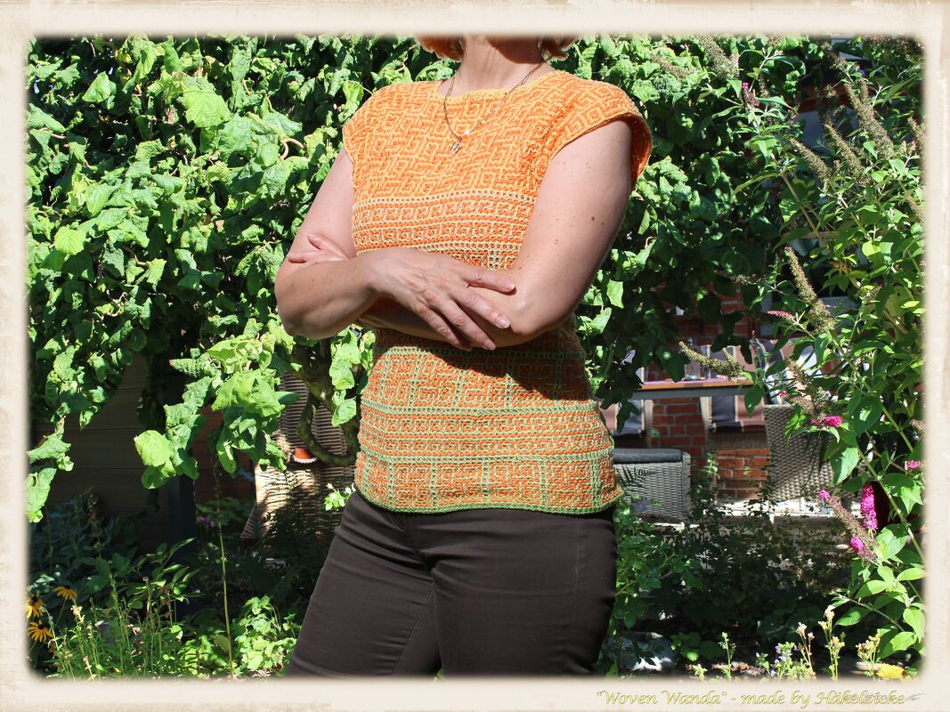 Häkelpullover "Woven Wanda" RVO im Interlocking, alle Größen - Bild 8