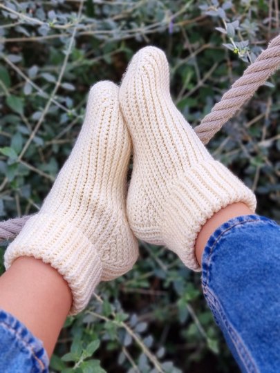 Crochet Socks – Set of 2 Patterns (Adult & Child) EN/DE