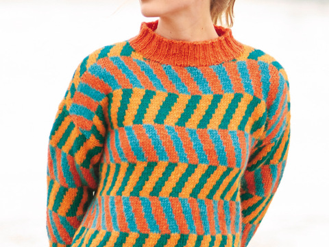 Pullover mit Jacquardmuster