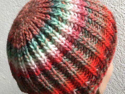 Mütze im Patentmuster Strickanleitung