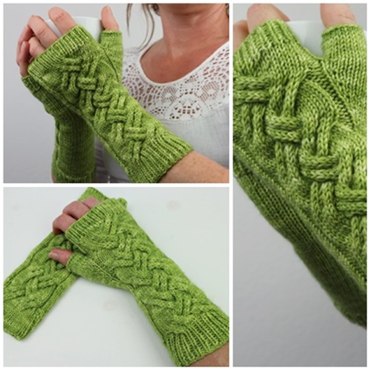 Strickanleitung Socken & Handstulpen mit Zopfmuster | Avocado Cocktail