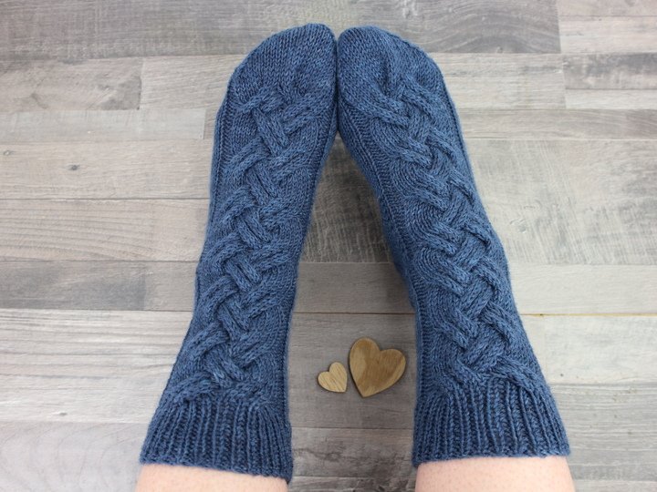 Strickanleitung Sparset - Socken Avocado Cocktail & Handstulpen Avocado