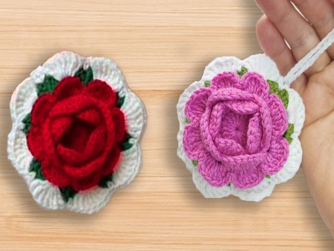 Crochet 3D Flower iPod Bag PDF + Video Tutorial – Beginner Friendly