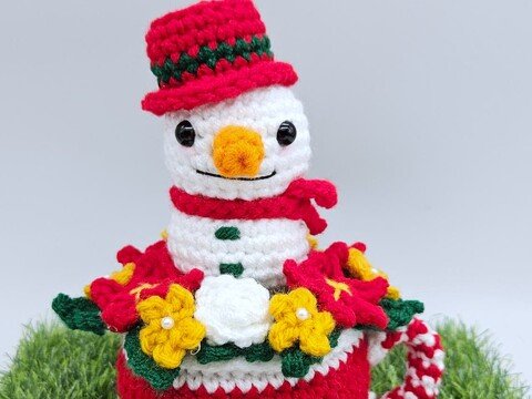 Everlasting Winter Garden Teacup- Crochet pattern