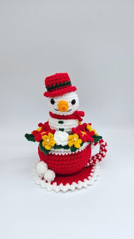 Everlasting Winter Garden Teacup- Crochet pattern - Image 4