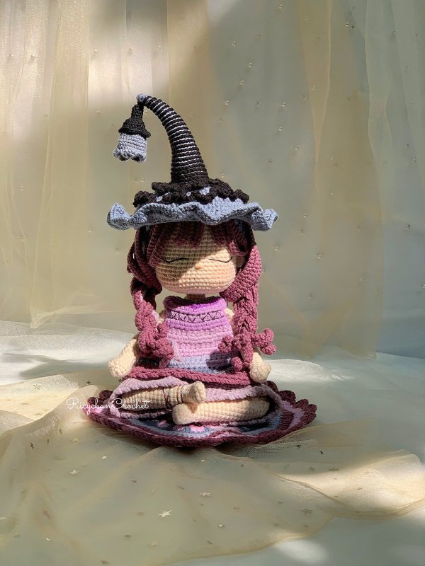 Elysia The Meditation Amigurumi Doll - Doll Crochet Pattern - Image 16