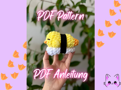 Pummelige Sushi Ente -ohne nähen-