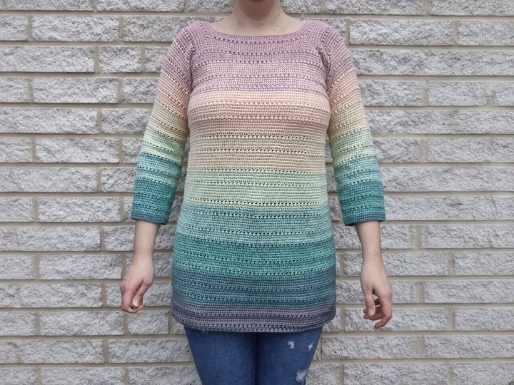 Häkelanleitung Pulli, Shirt und Tunika Stoka