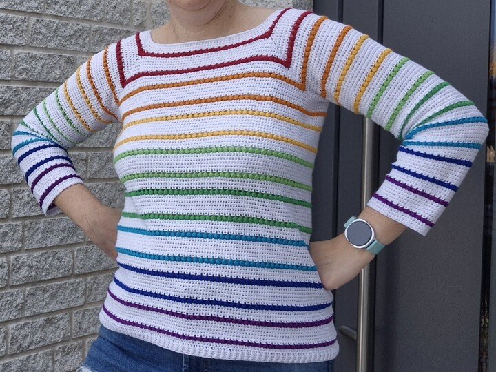 Häkelanleitung Pulli, Shirt und Tunika Stoka