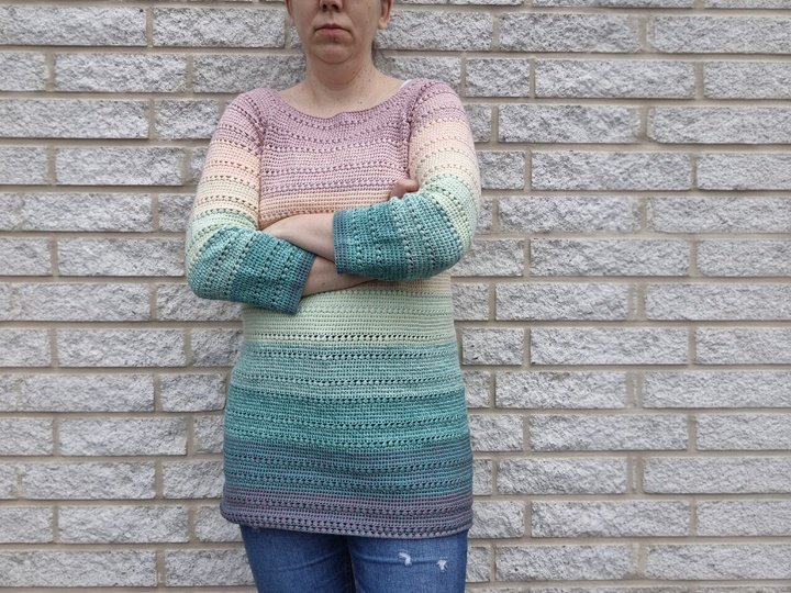 Häkelanleitung Pulli, Shirt und Tunika Stoka