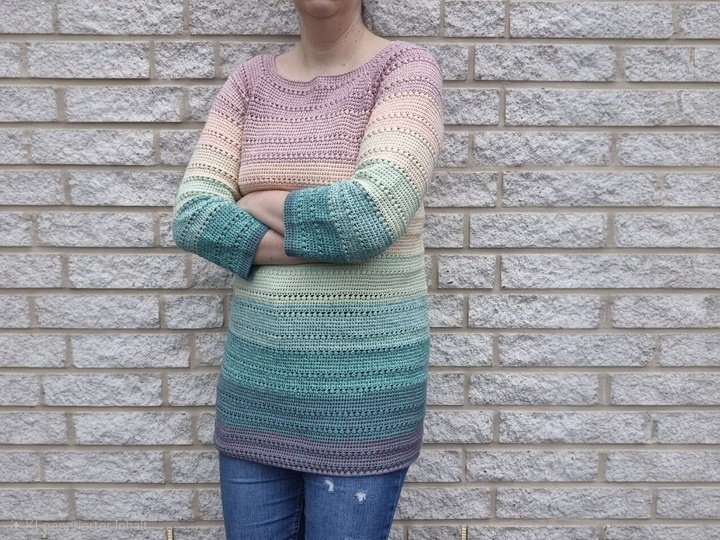 Häkelanleitung Pulli, Shirt und Tunika Stoka