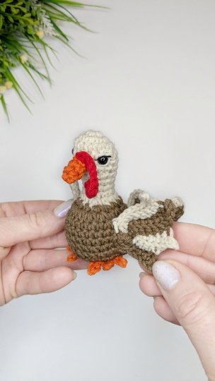 Crochet Turkey Amigurumi Pattern PDF: Thanksgiving Crochet Pattern
