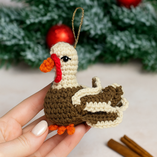 Crochet Turkey Amigurumi Pattern PDF: Thanksgiving Crochet Pattern