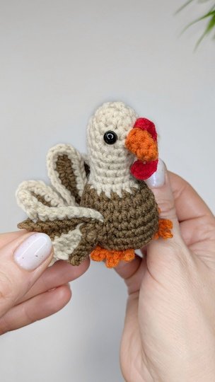 Crochet Turkey Amigurumi Pattern PDF: Thanksgiving Crochet Pattern
