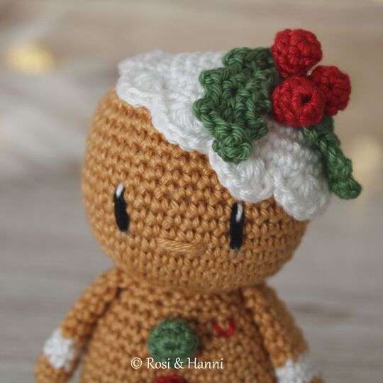 4x Häkelanleitung SET Weihnachten - Mr & Mrs Claus, Wichtel & Lebkuchenmann