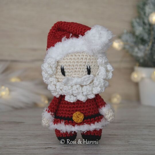 4x Häkelanleitung SET Weihnachten - Mr & Mrs Claus, Wichtel & Lebkuchenmann