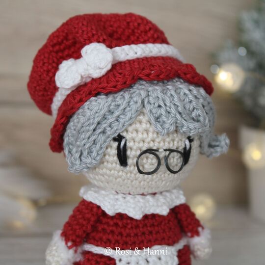 4x Häkelanleitung SET Weihnachten - Mr & Mrs Claus, Wichtel & Lebkuchenmann