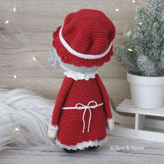 4x Häkelanleitung SET Weihnachten - Mr & Mrs Claus, Elf & Lebkuchenmann