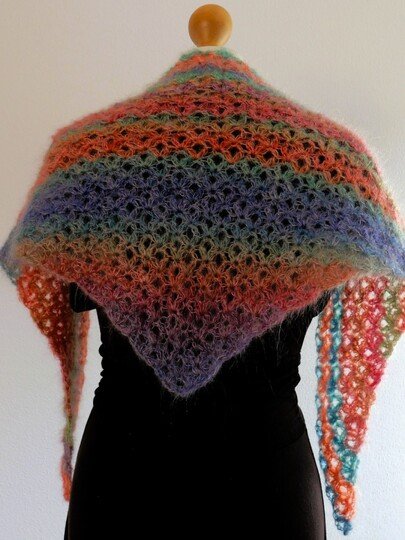 Häkelanleitung Wintertuch Georgia