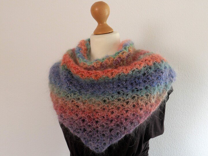 Häkelanleitung Wintertuch Georgia