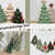 Christmas Tree Crochet Pattern Bundle, Beaded Crochet Pattern Granny Square