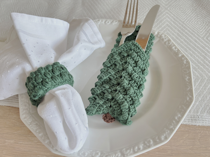 Set Weihnachtsbäume, Granny Square Tannenbaum, Weihnachtsbaum Tischdeko