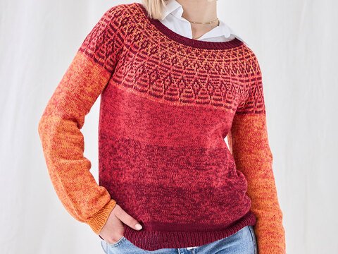PULLI DORIS …MIT RUNDPASSE GESTRICKT