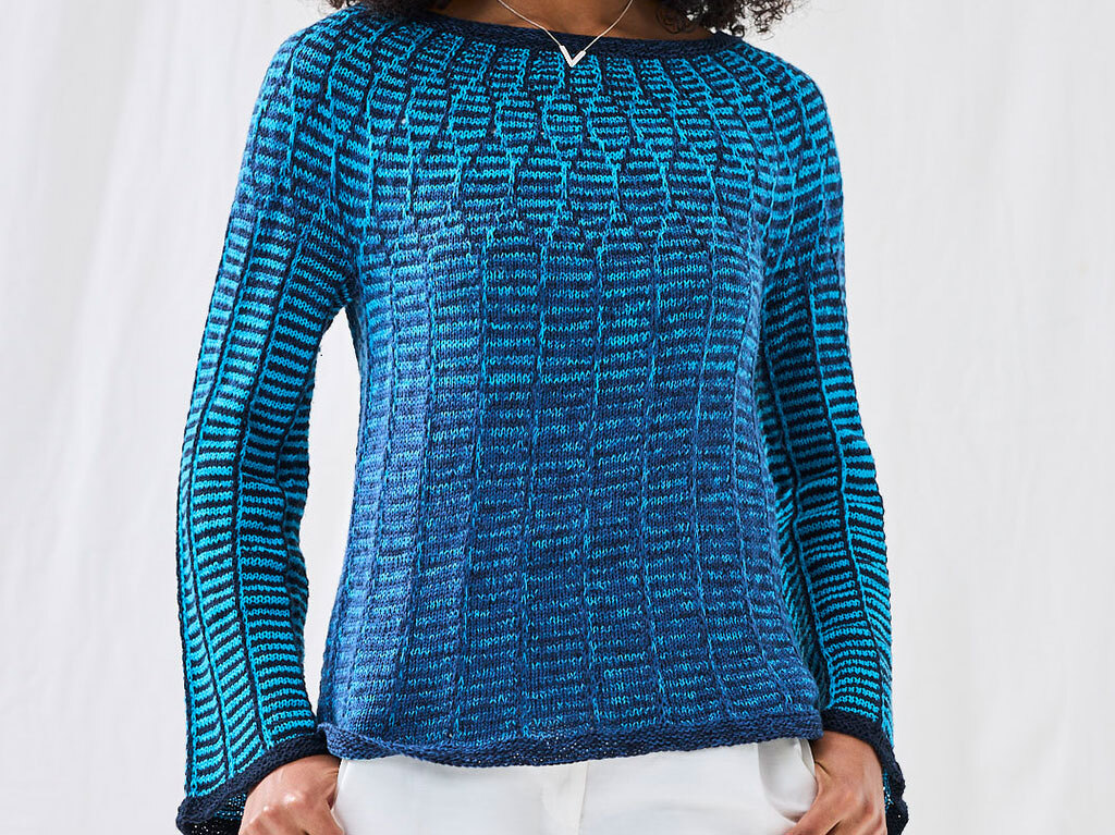 PULLI DOMINIQUE Strickschrift …MIT RUNDPASSE GESTRICKT